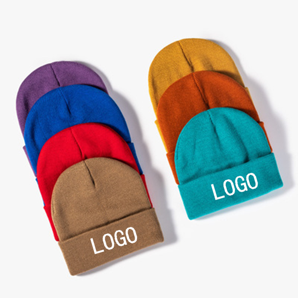 Warm Cozy Knitted Cuffed Skull Cap