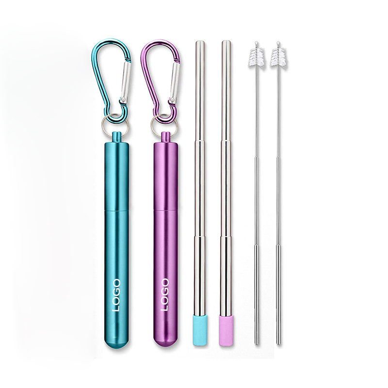 Portable Collapsible Stainless Steel Straw