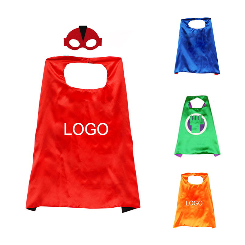Children's Superhero Cloak With Eye Patch