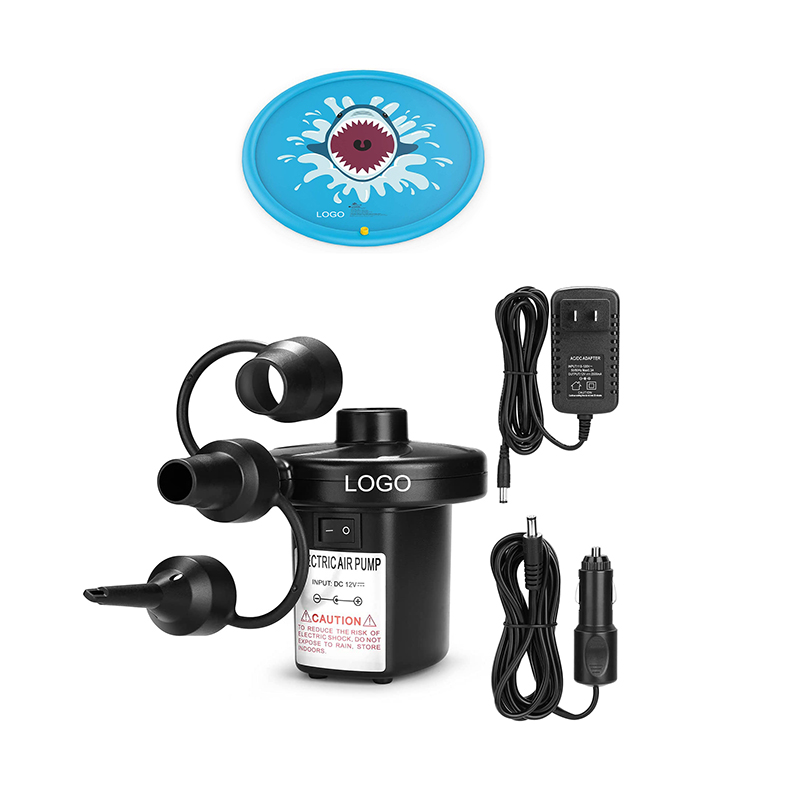Portable Quick-Fill Air Pump with 3 Nozzles