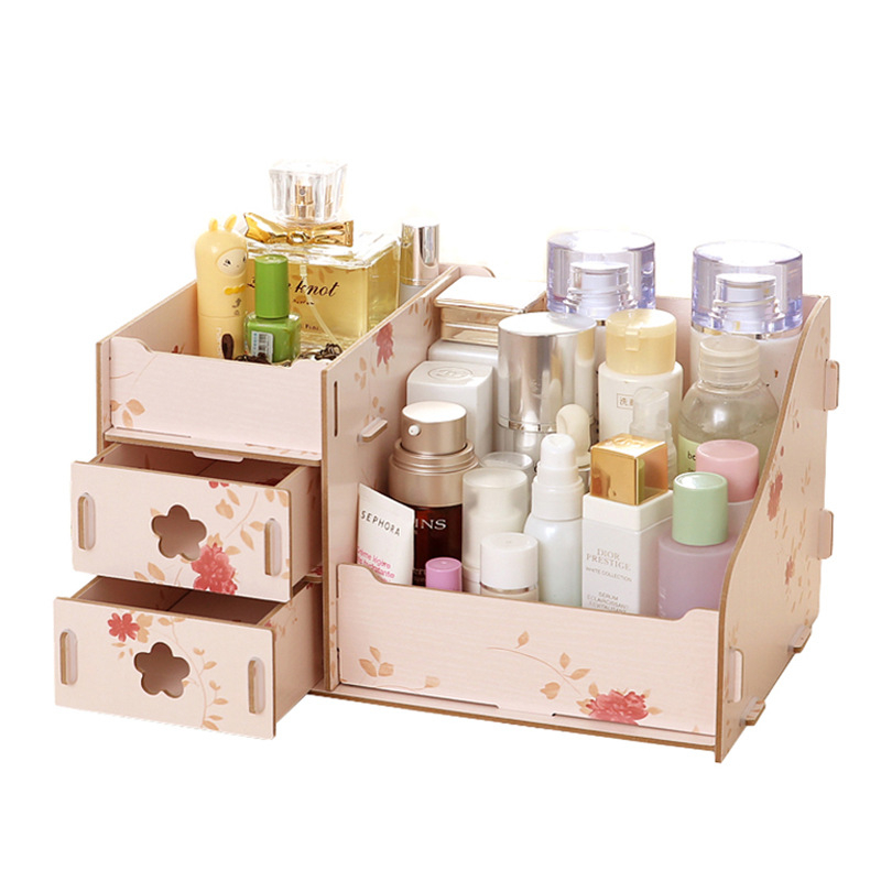 Wooden Vanity Drawer Organizer