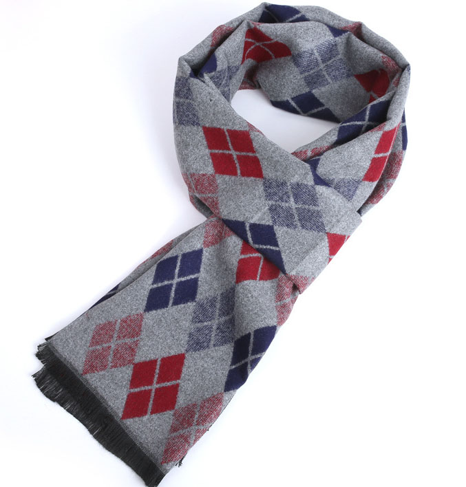 Winter Plaid Men's Scarf