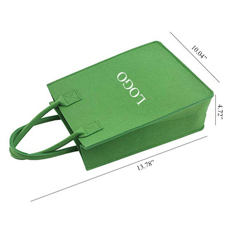 High-capacity Reusable Felt Tote Bag