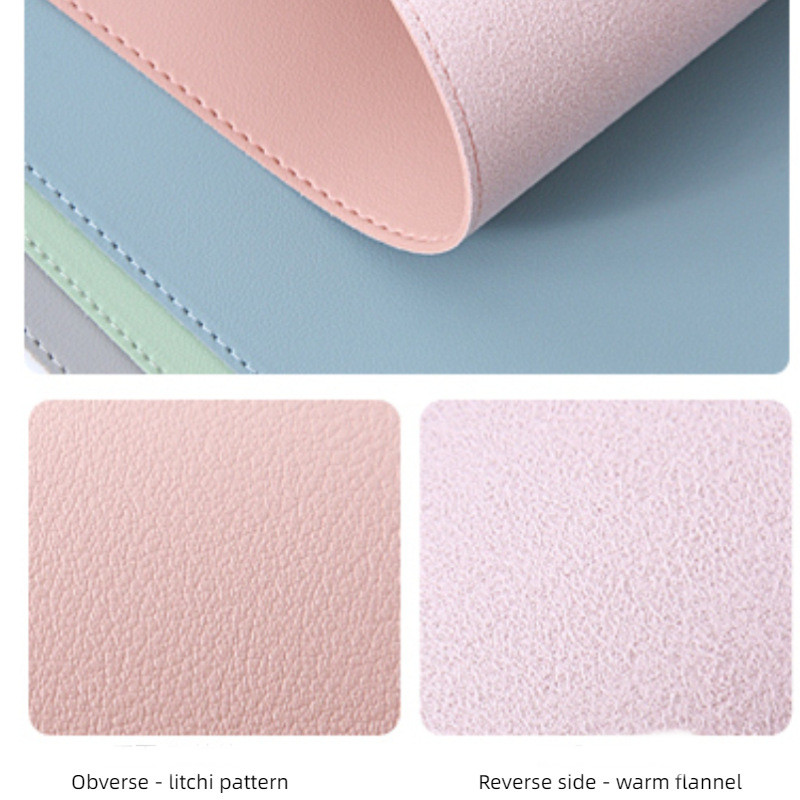 Leather Desk Mouse Pad Protector