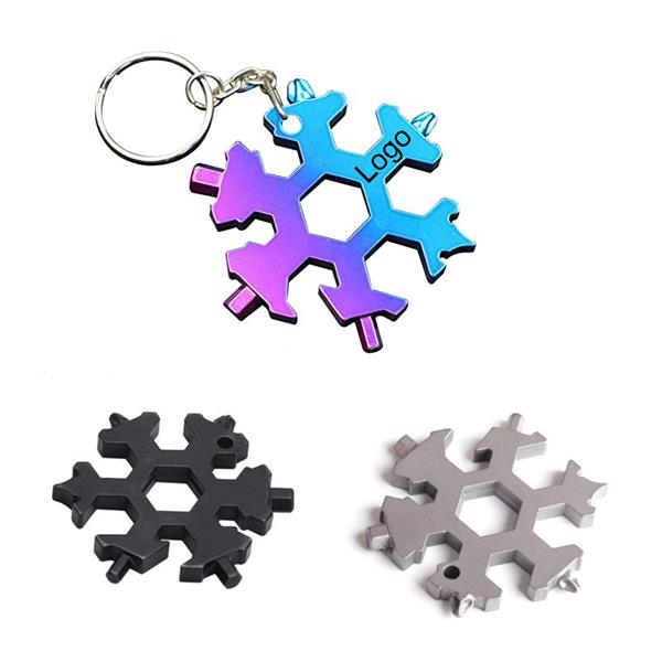Pocket 18-in-1 Snowflake Multi Tool Screwdriver Wrench