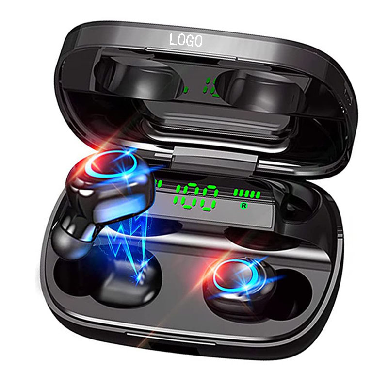 TWS Earbuds with Wireless Charging Case