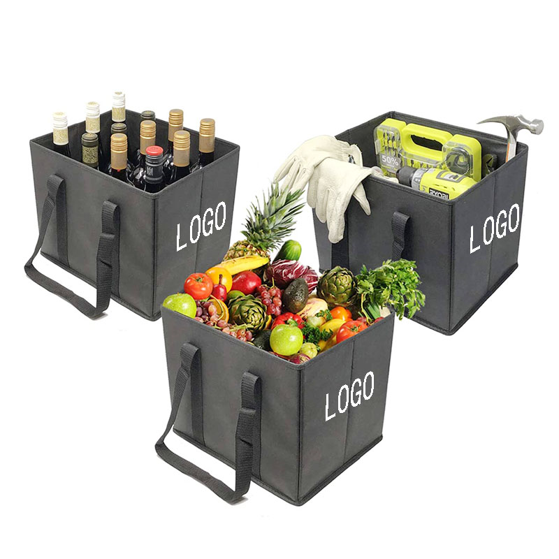 Reusable collapsible shopping Tote