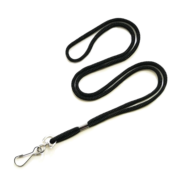 Round Braid Lanyard with Swivel J Hook