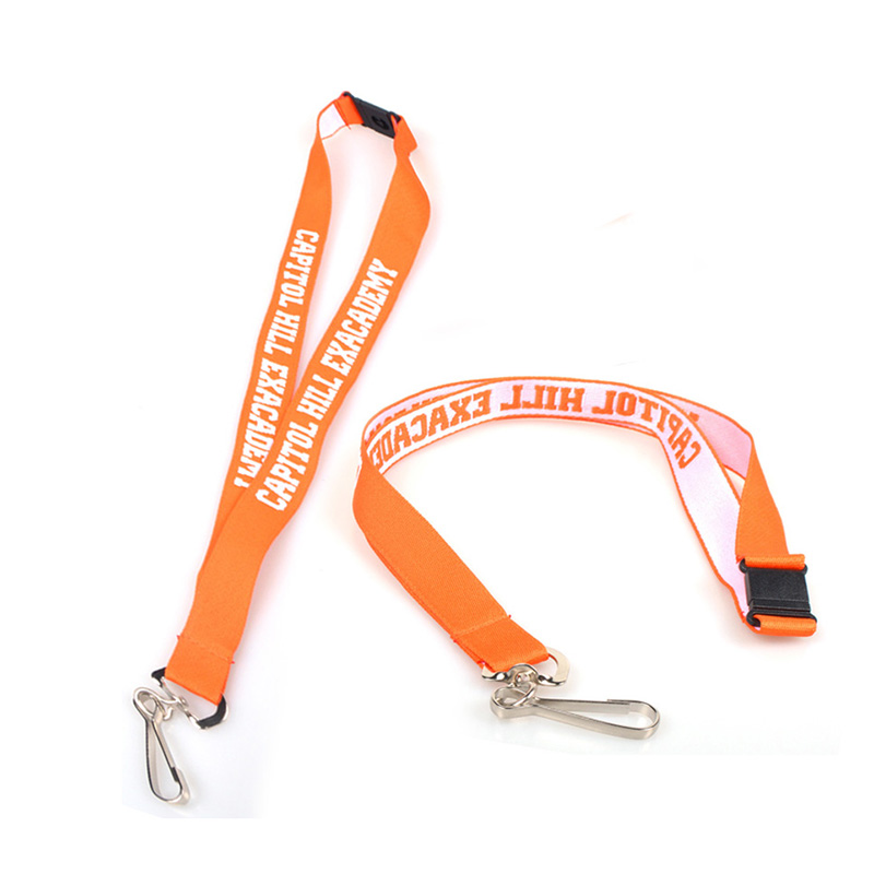 Custom Neck Lanyards With Metal Swivel J Hook
