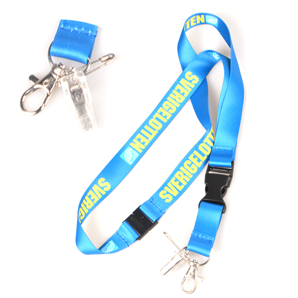 Dye-Sublimation Lanyard with Detachable buckle & Custom Imprint