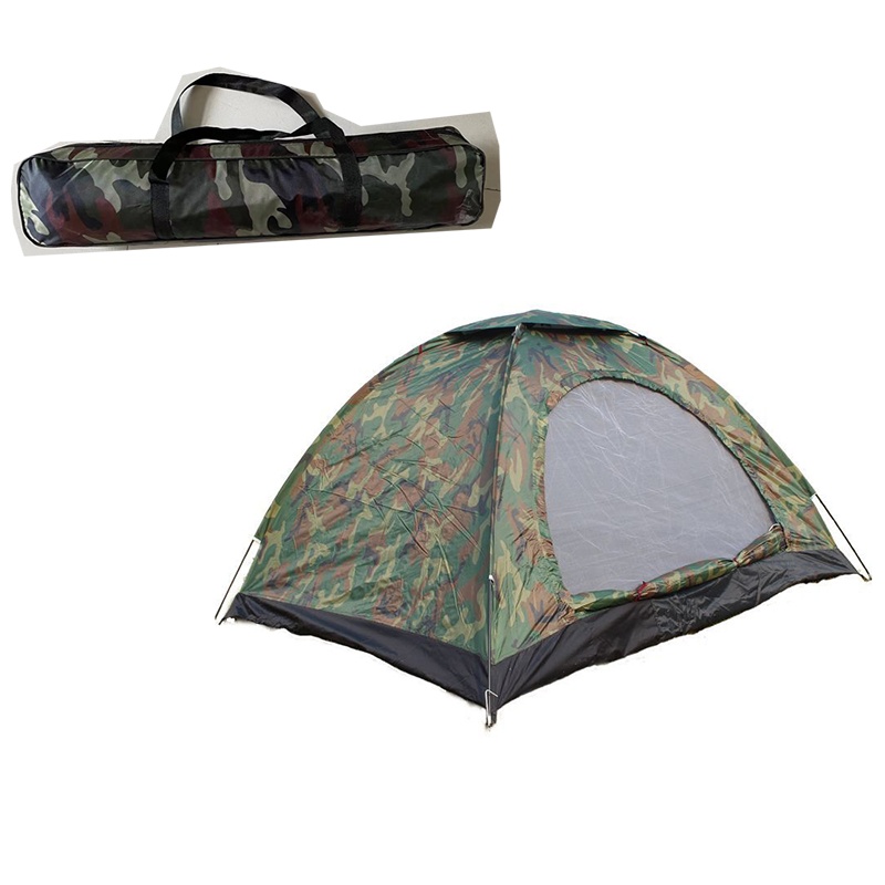 Camouflage Pattern 4-Person Portable Outdoor Dome Tent